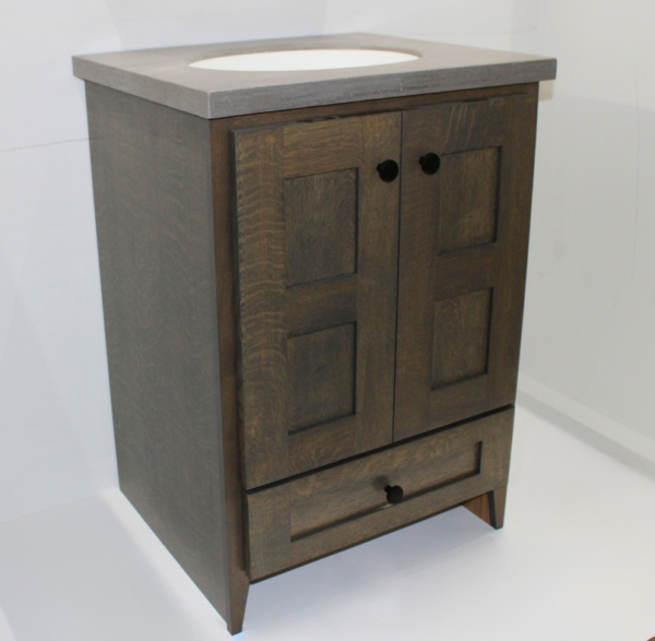 24" Quarter-Sawn White Oak Vanity