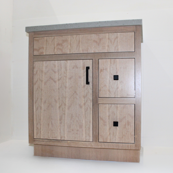 30" Quarter Sawn White Oak Vanity - Image 4