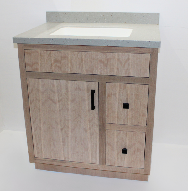 30" Quarter Sawn White Oak Vanity - Image 3