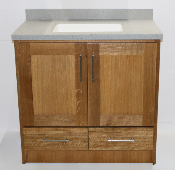 36" Quarter Sawn White Oak Vanity